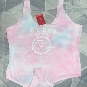 Guess Tie Dye Bodysuit 💙☁️💓